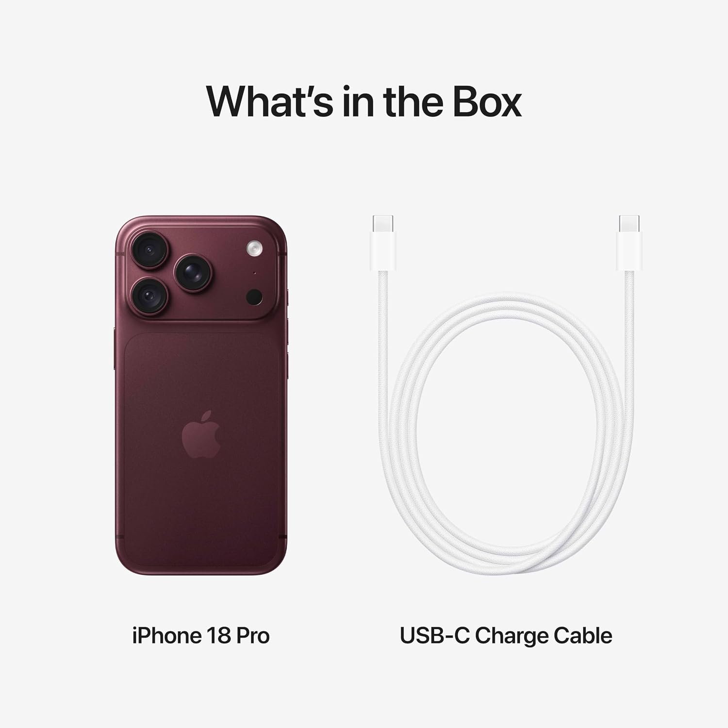 iPhone 18 Pro (256 GB) - Burgundy - Image 2